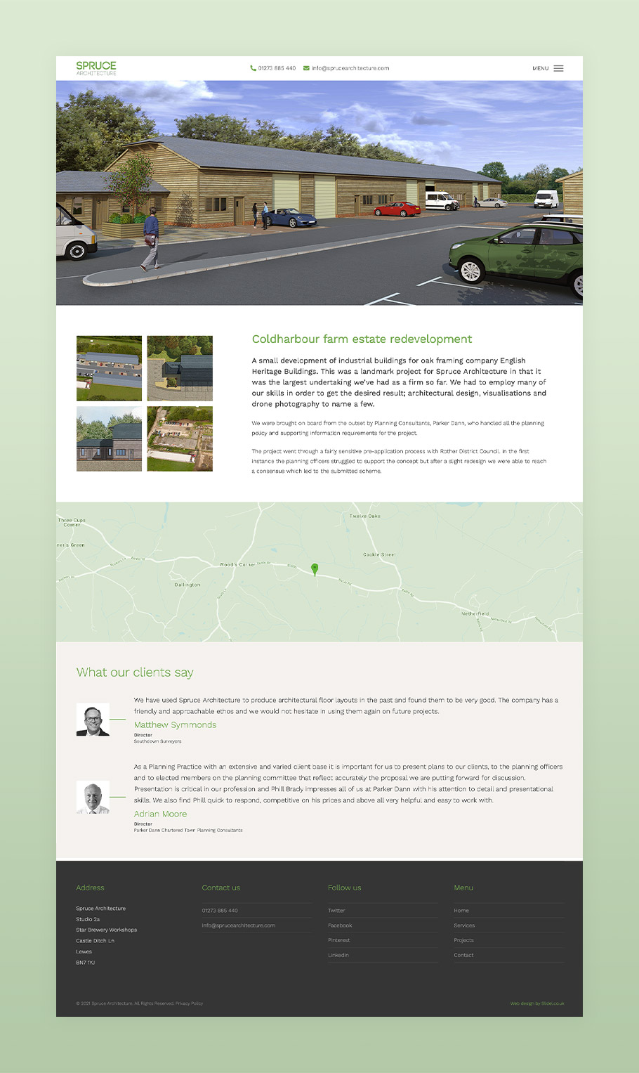 Spruce Architecture - Web Design of Project